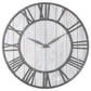 horloge bois metal