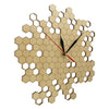 horloge bois nid dabeille