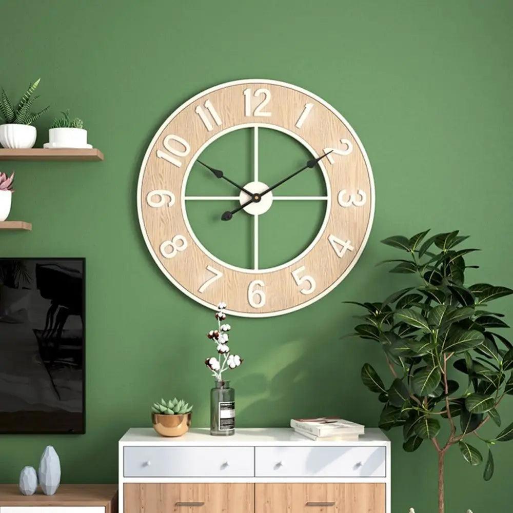 Horloge murale Vintage en bois - Home Sweet Home - Horloge-Murale Horloge murale Vintage en bois - Home Sweet Home - Horloge-Murale