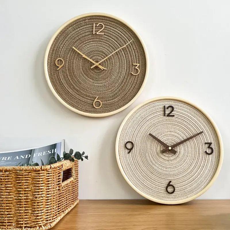 horloge en bois silencieuse