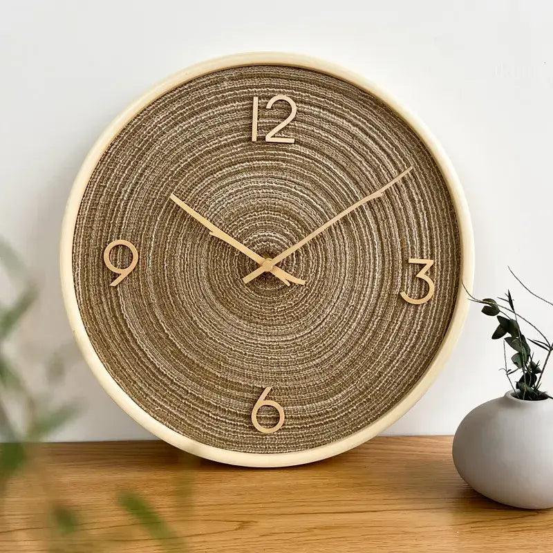 horloge en bois silencieuse