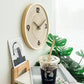 horloge en bois silencieuse