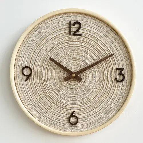 horloge en bois silencieuse