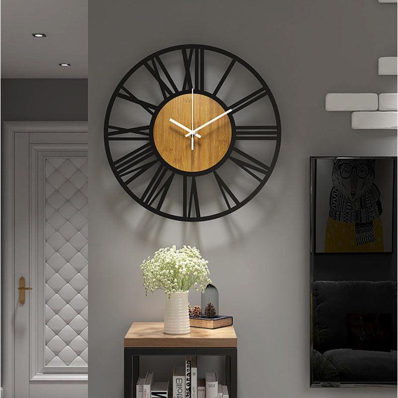 horloge bois scandinave