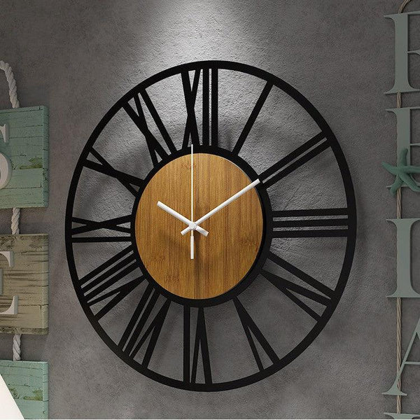 horloge bois scandinave
