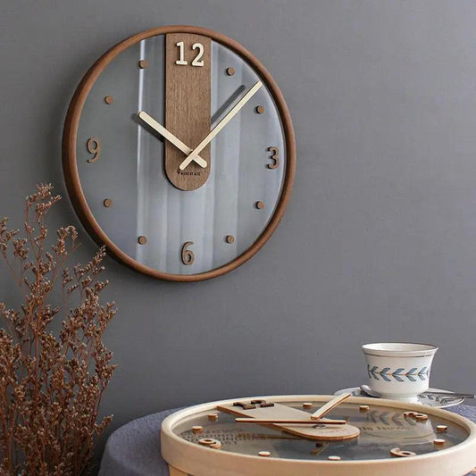 horloge originale en bois