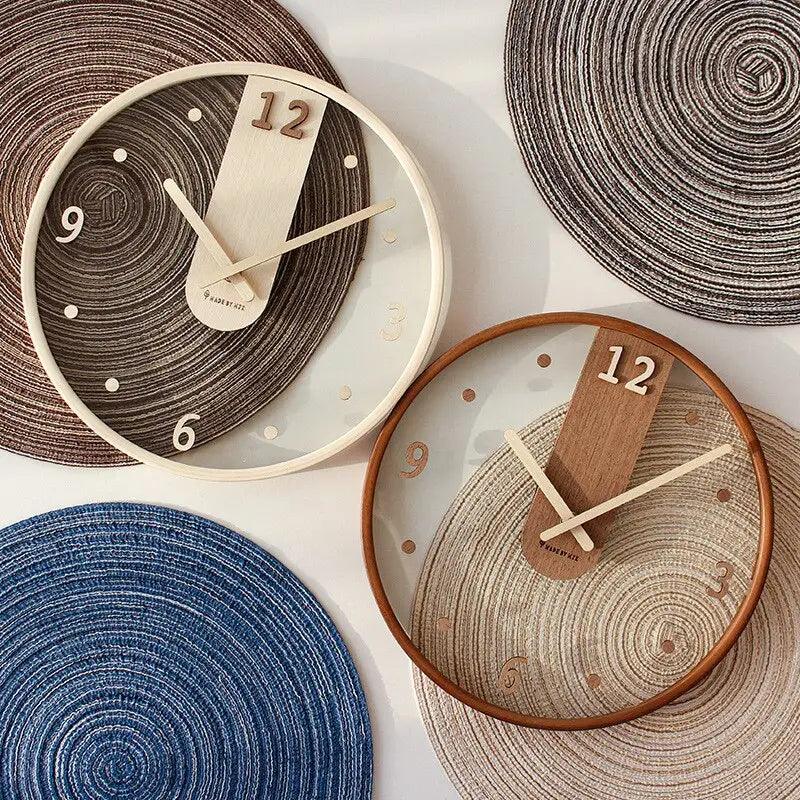 horloge originale en bois