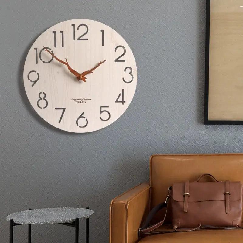 horloge en bois