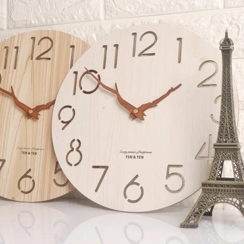 horloge en bois