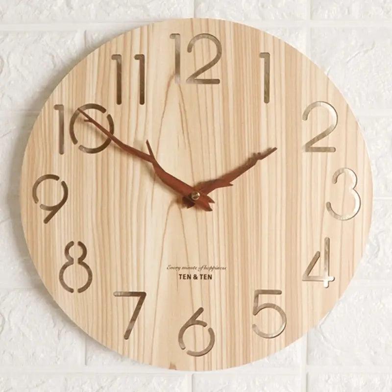 horloge en bois