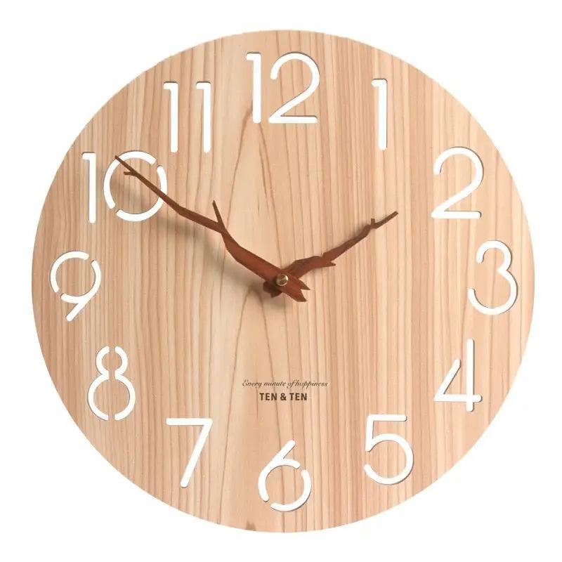 horloge en bois