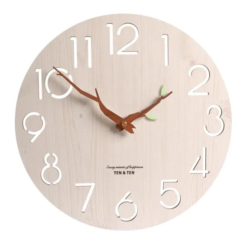 horloge en bois