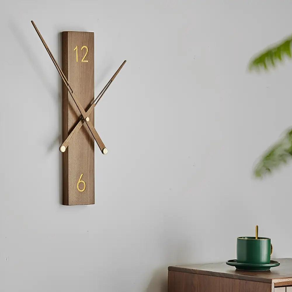 horloge en bois