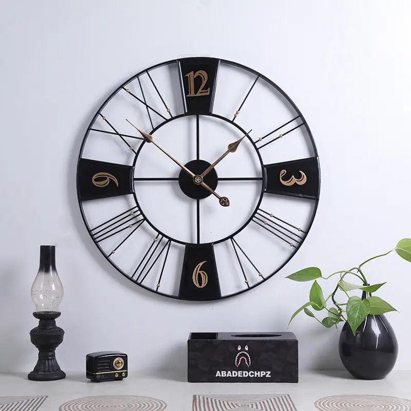 horloge metal 60 cm