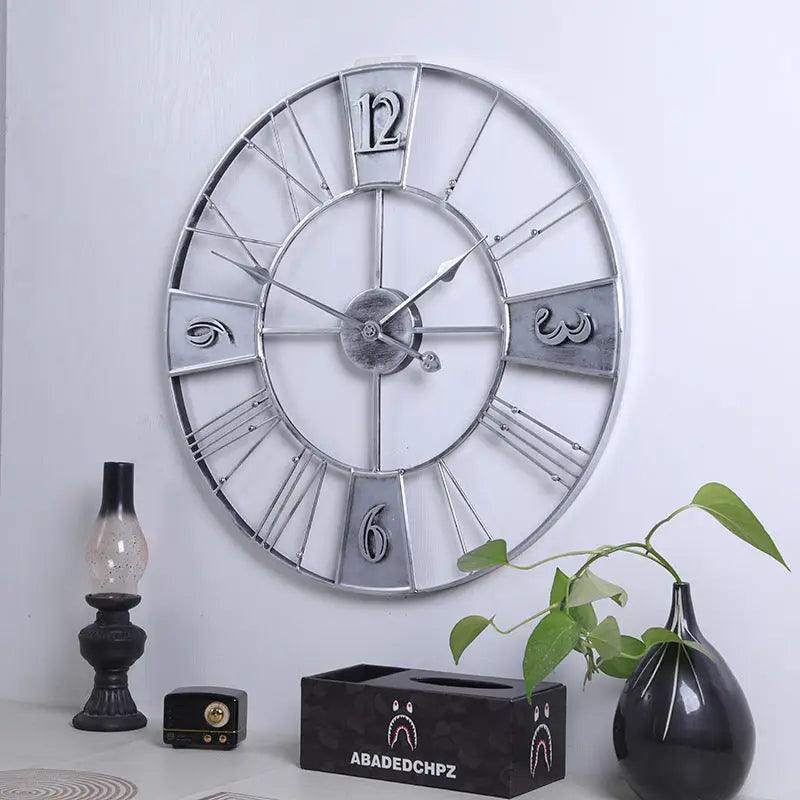 horloge metal 60 cm