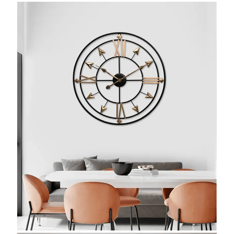 horloge design en metal