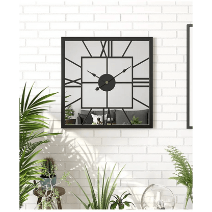 horloge avec miroir