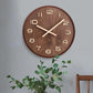 horloge en bois de noyer