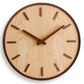 horloge en bois de noyer