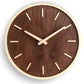 horloge en bois de noyer