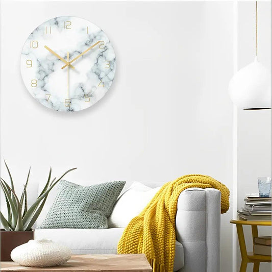 horloge design en verre