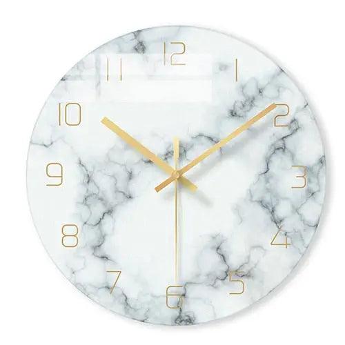 horloge design en verre