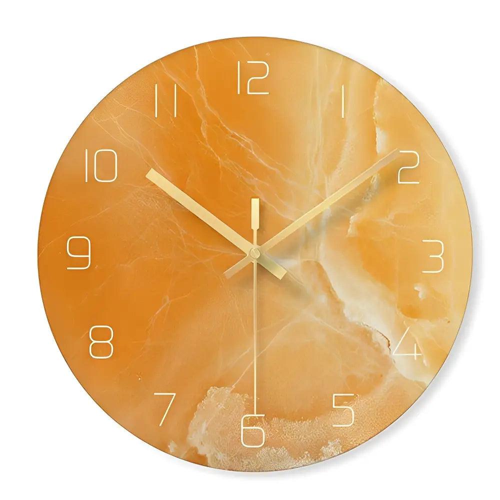 horloge design en verre