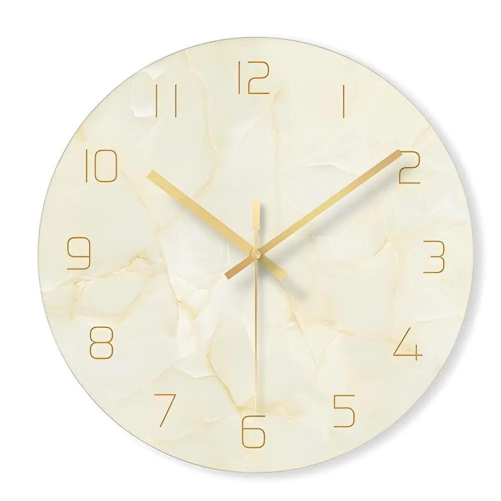 horloge design en verre