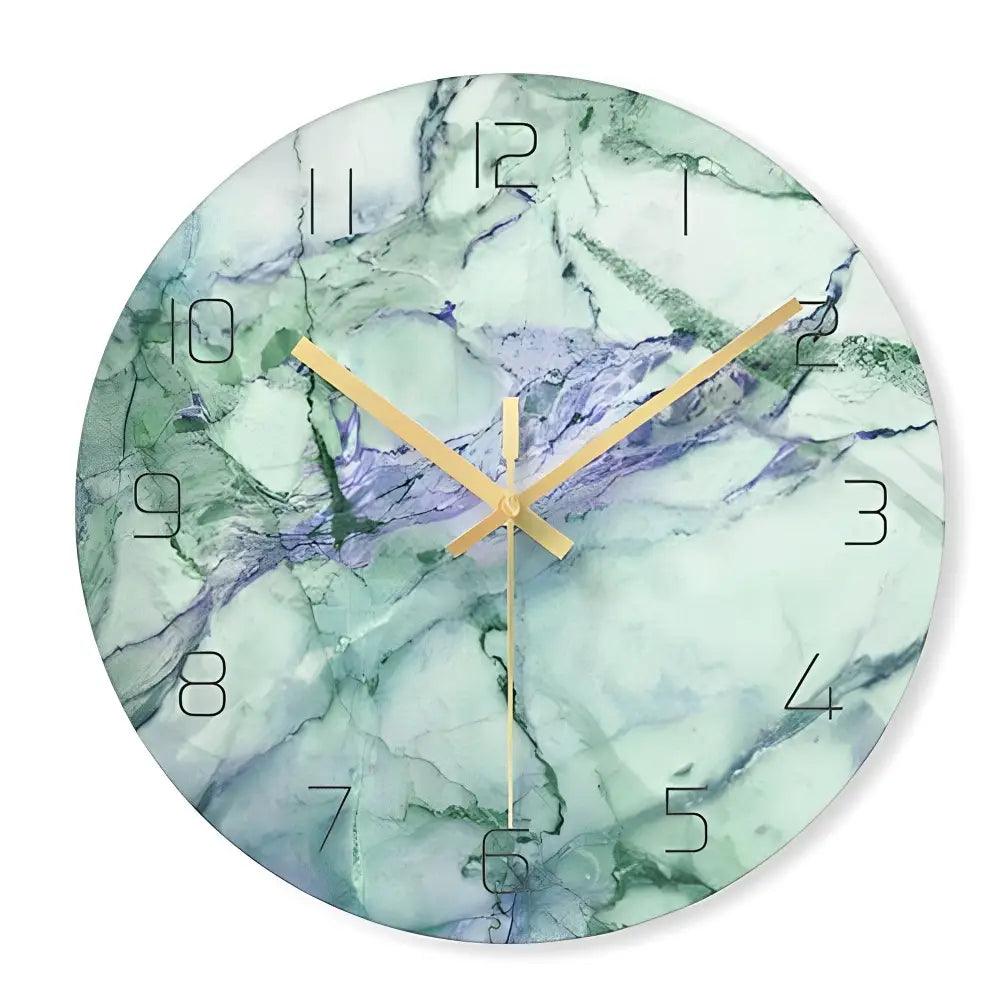 horloge design en verre