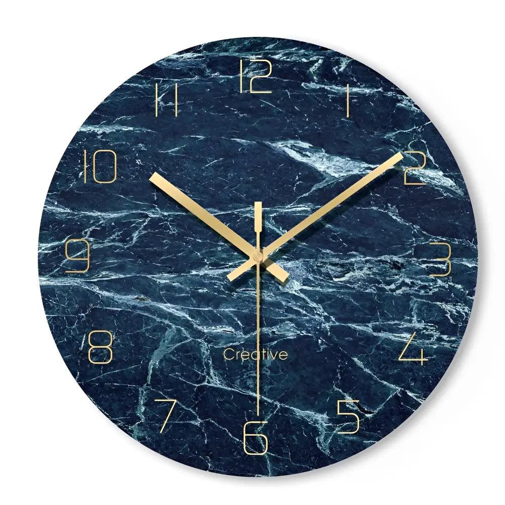 horloge design en verre