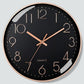 horloge ronde design moderne noir