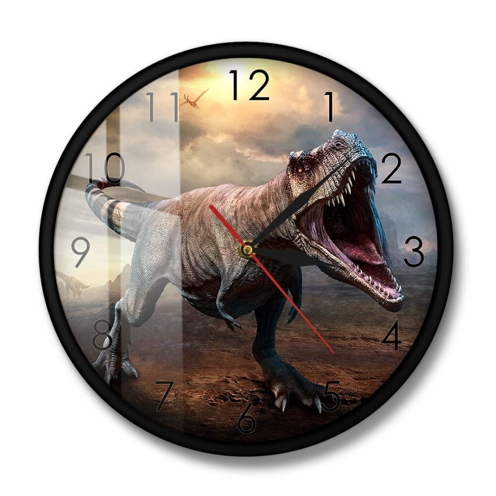 Horloge Murale Fantaisie Dino Temps des Horloges