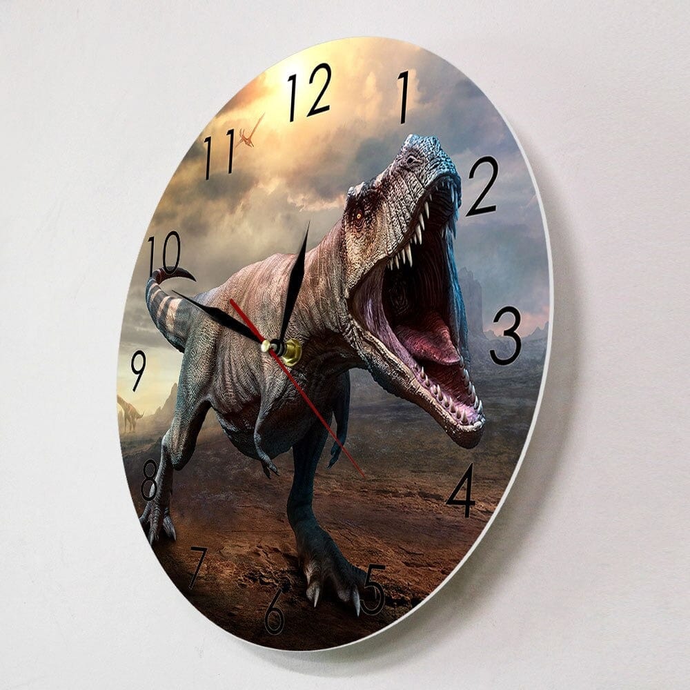 Horloge Murale Fantaisie Dino Temps des Horloges