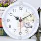 horloge fleur