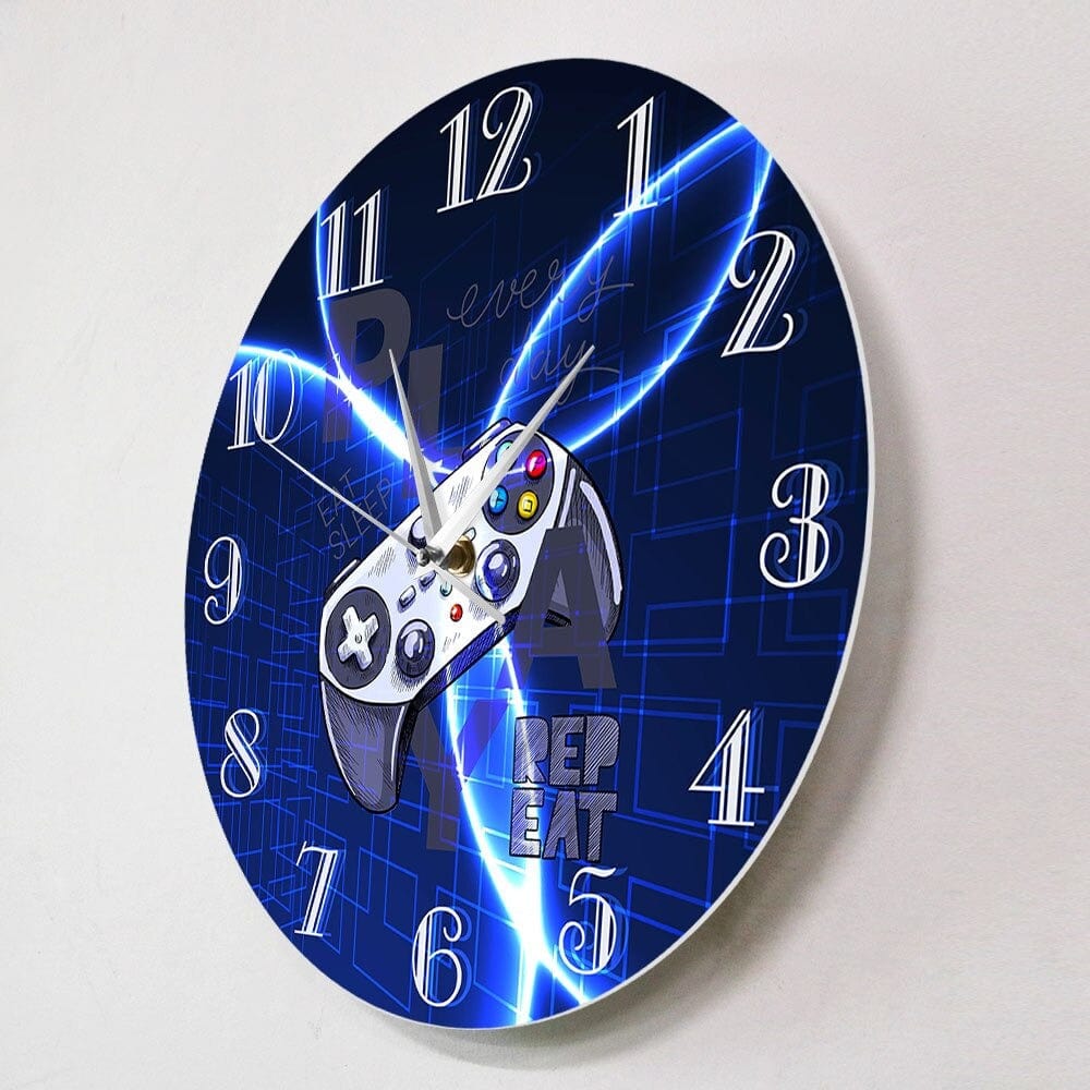 Horloge Murale Gamer Fun Temps des Horloges