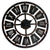 horloge industrielle effet petits points