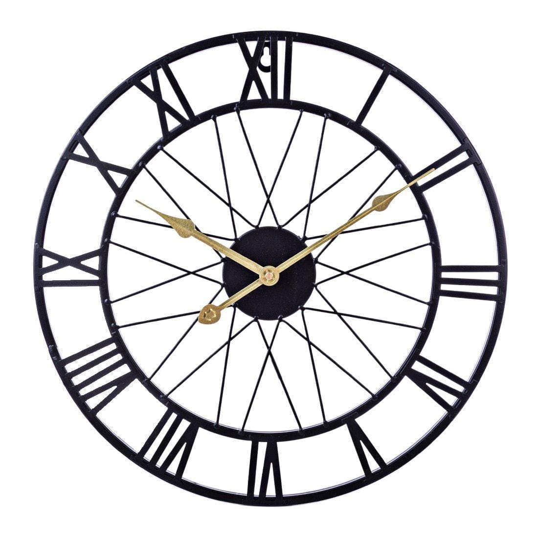 horloge industrielle etoile nordique