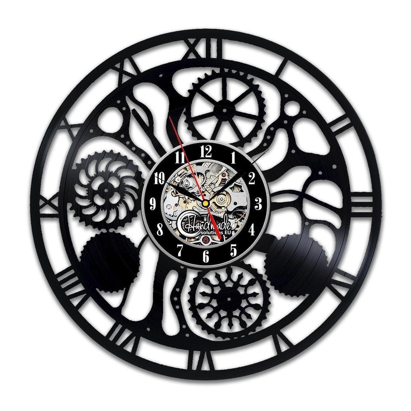 horloge industrielle engrenage moderne