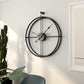 horloge industrielle minimaliste en metal