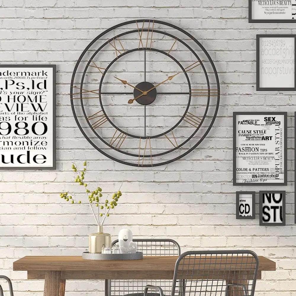 horloge type industrielle