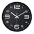 horloge cuisine noir