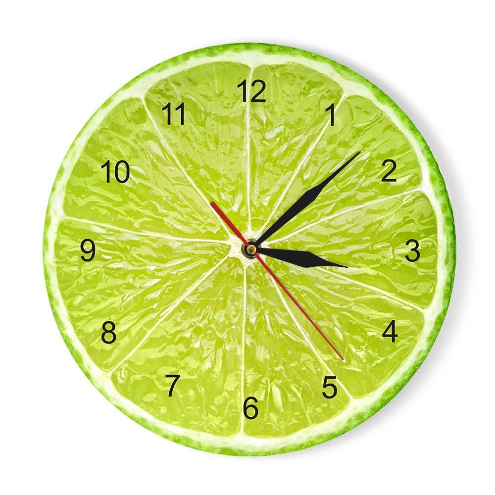 horloge cuisine fruit