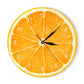 horloge cuisine fruit