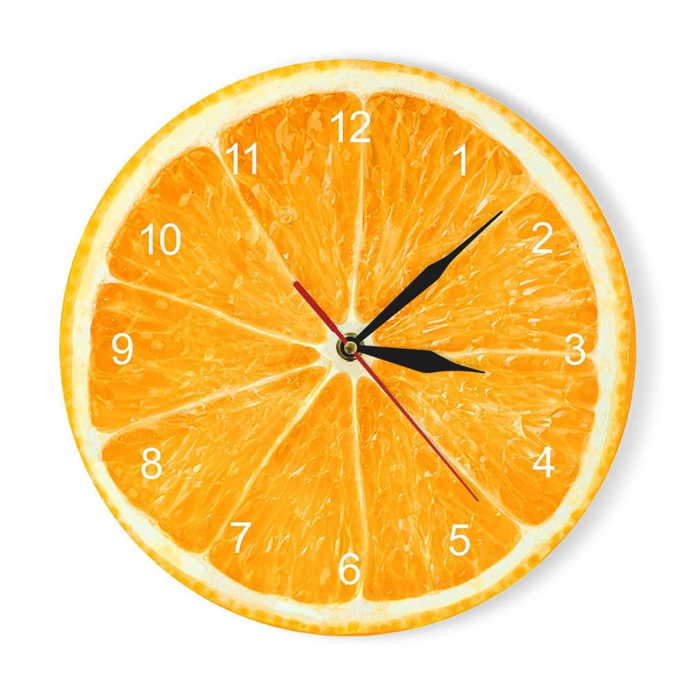 horloge cuisine fruit