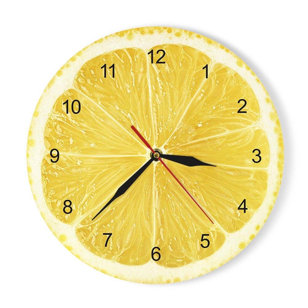 horloge cuisine fruit