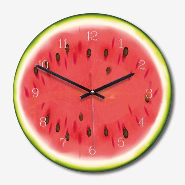 horloge cuisine fruit