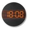 horloge led en bois