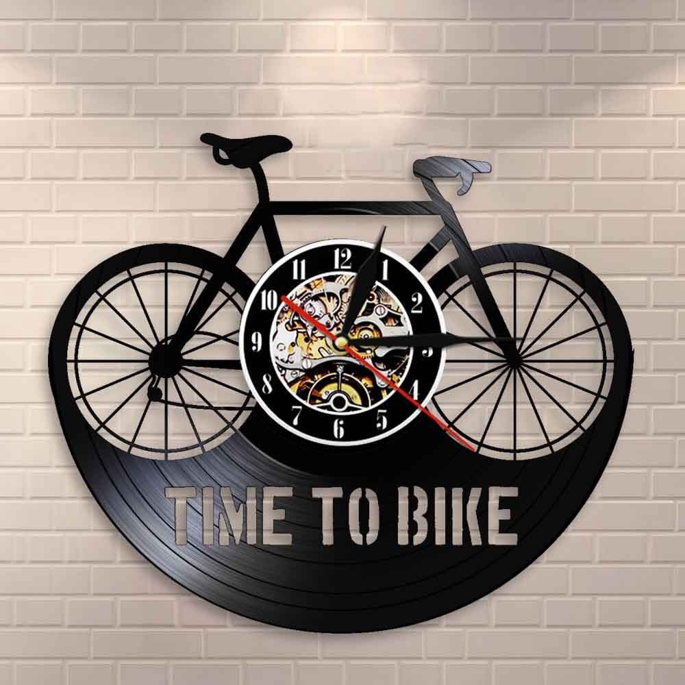 horloge vinyle velo led