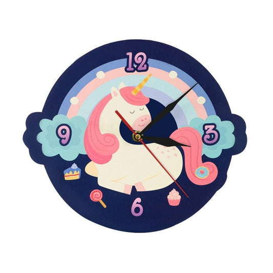 Horloge Murale Licorne Enfant Temps des Horloges