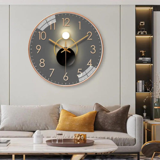 horloge lumiere et ombre